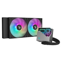 DeepCool LT240 240mm AIO Liquid CPU Cooler ARGB Aluminum Black DeepCool LT240 240mm AIO Liquid CPU Cooler ARGB Aluminum Black